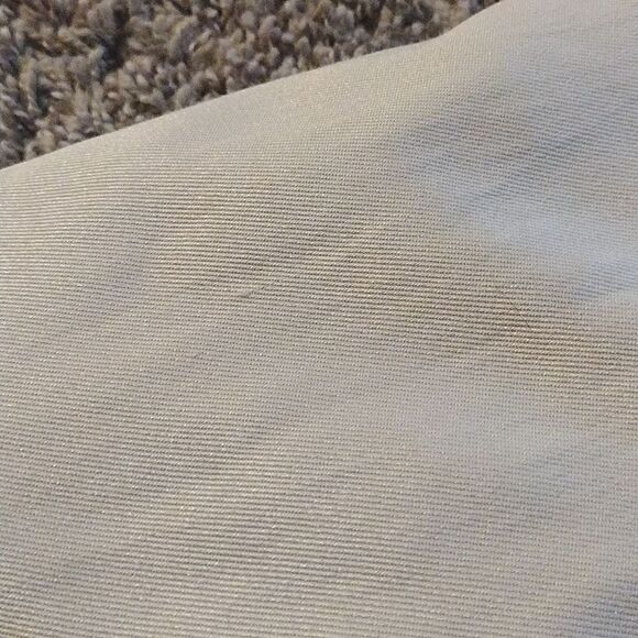 Vintage Haband Men's Size Large Solid Cream Full Zip Jacket with Pockets - Picture 12 of 16